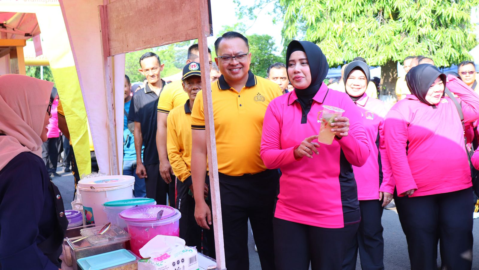 Sambut Hari Bhayangkara Ke-80, Polres Pekalongan Gelar Bazar UMKM di Arena CFD Kajen