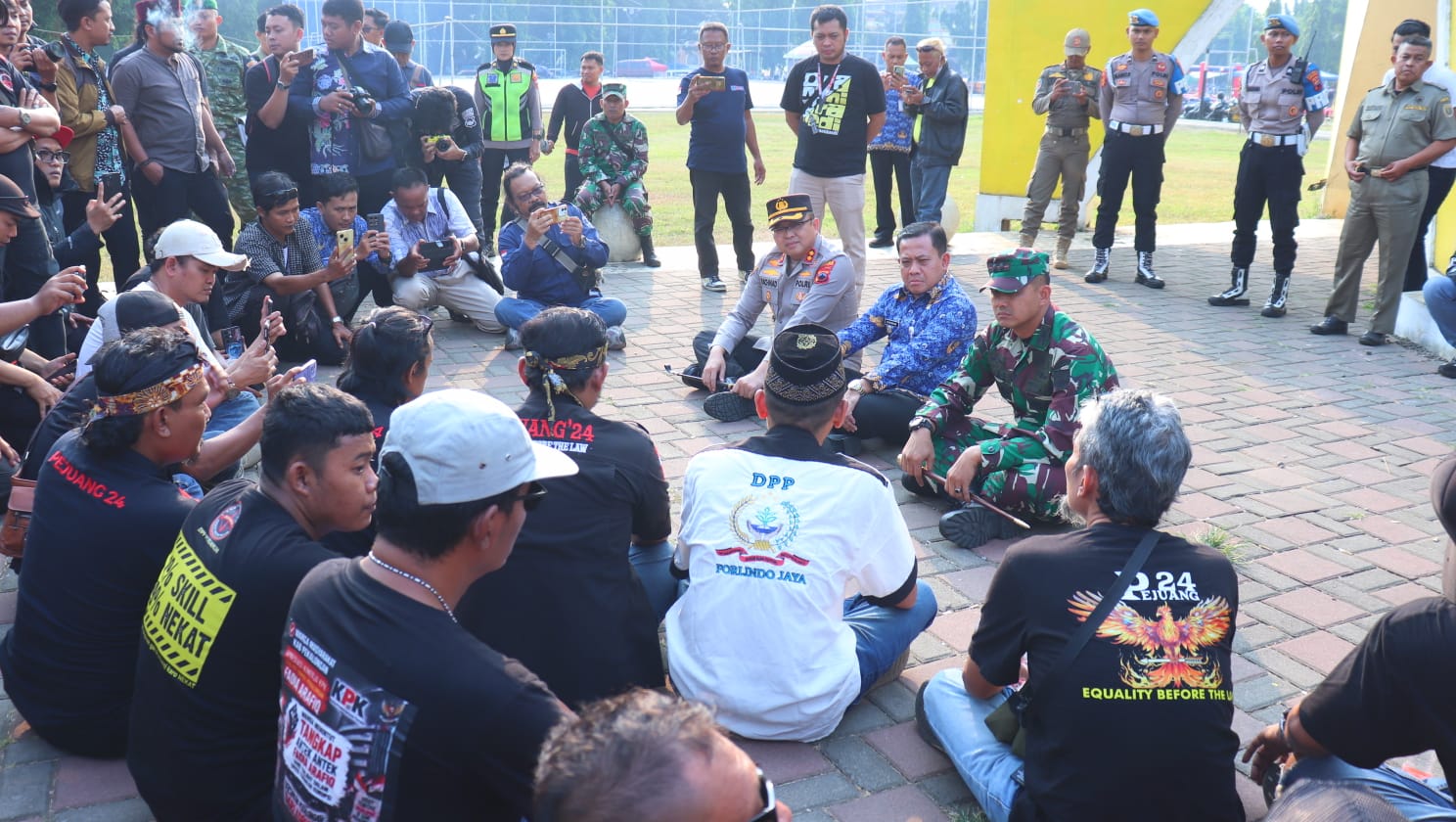Aksi Damai Forlindo Jaya di Kajen Berlangsung Kondusif, Massa Sampaikan Aspirasi Antikorupsi dan Perbaikan Infrastruktur