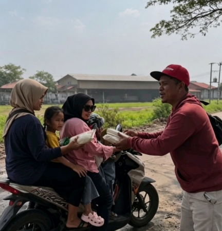 Warga Gelar “Selamatan Tempe” di Jalan Rusak Watusalam–Karangdadap, Soroti Lambannya Perbaikan Infrastruktur