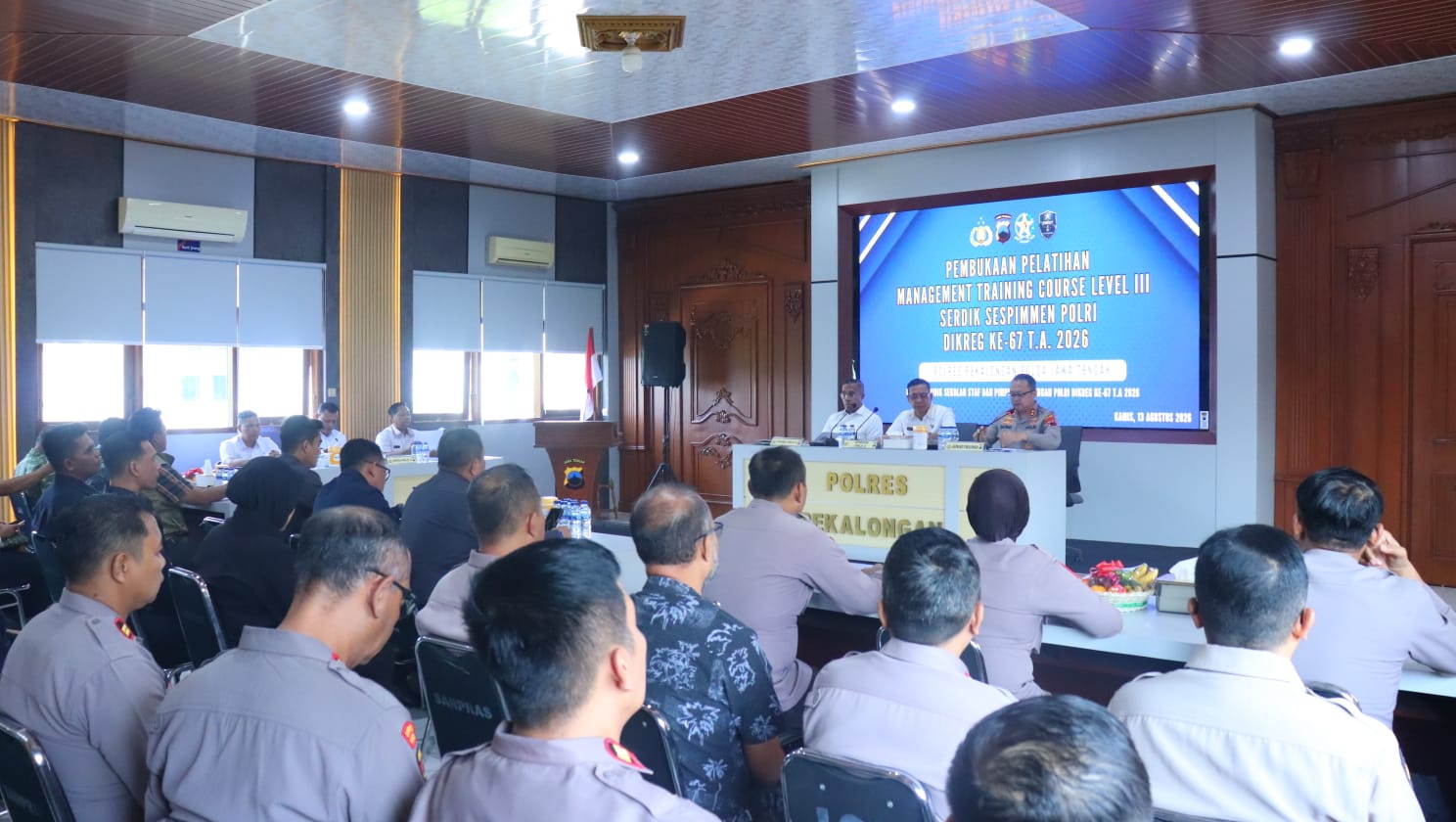 Serdik Sespimmen Polri Dikreg ke-67 Bedah Ketahanan Pangan di Kabupaten Pekalongan