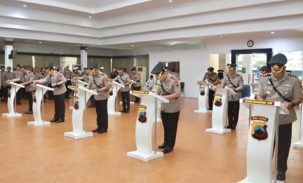 Polda Jateng Mutasi 44 Perwira Menengah, Sejumlah Jabatan Strategis Berganti